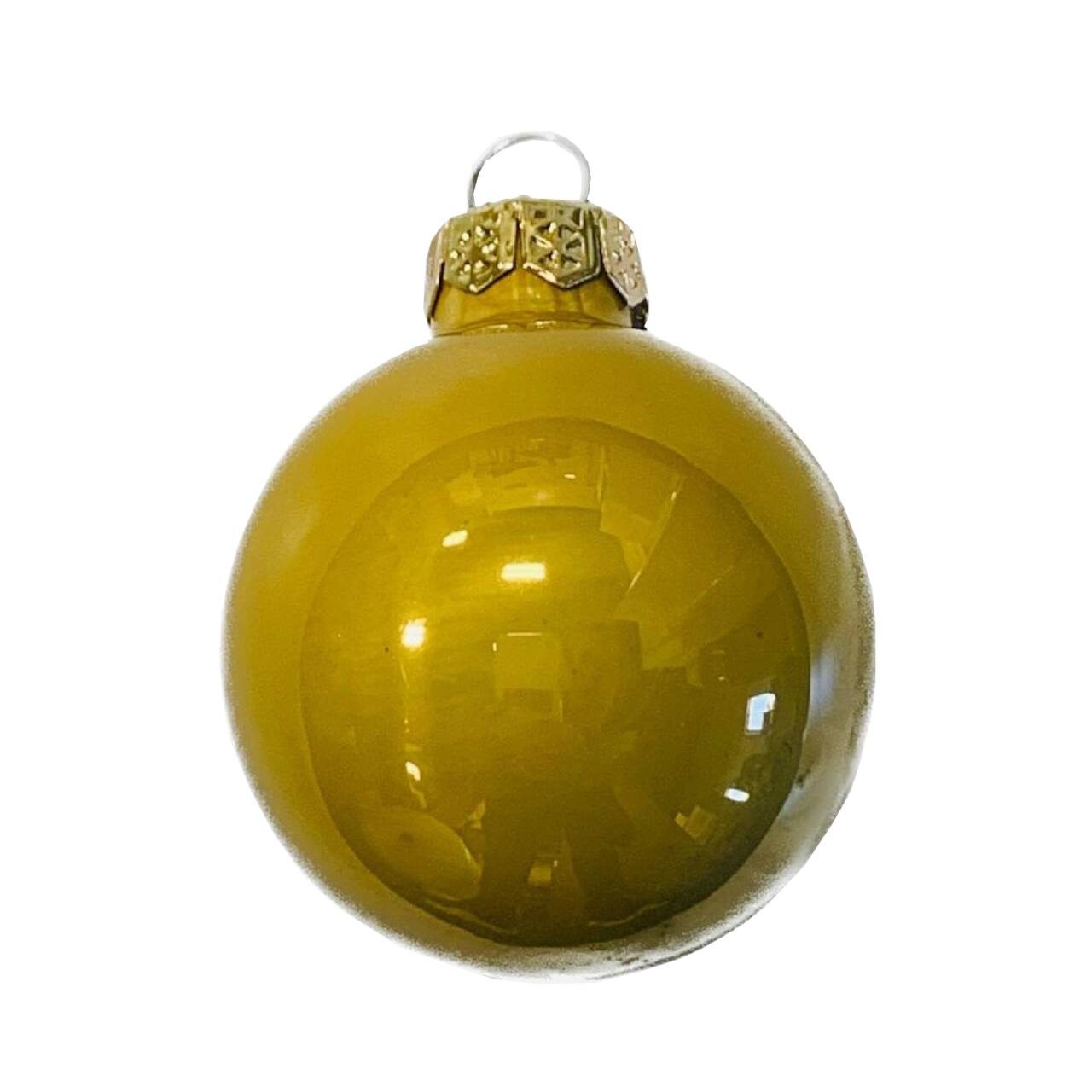 Whitehurst 40 Pack 1.25" Pearl Glass Ball Ornaments
